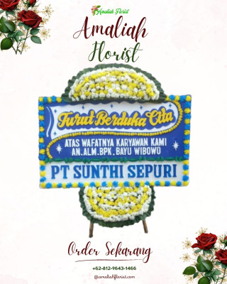Papan Bunga Duka di Dujung Sakti